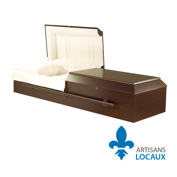 Cercueil bois aggloméré moka