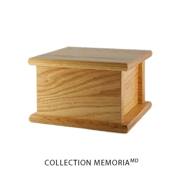 Urne en chêne pâle