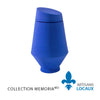 Monumental size blue ceramic urn