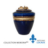 Golden leaf urn