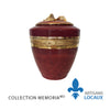 Golden leaf urn