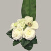 white silk roses 