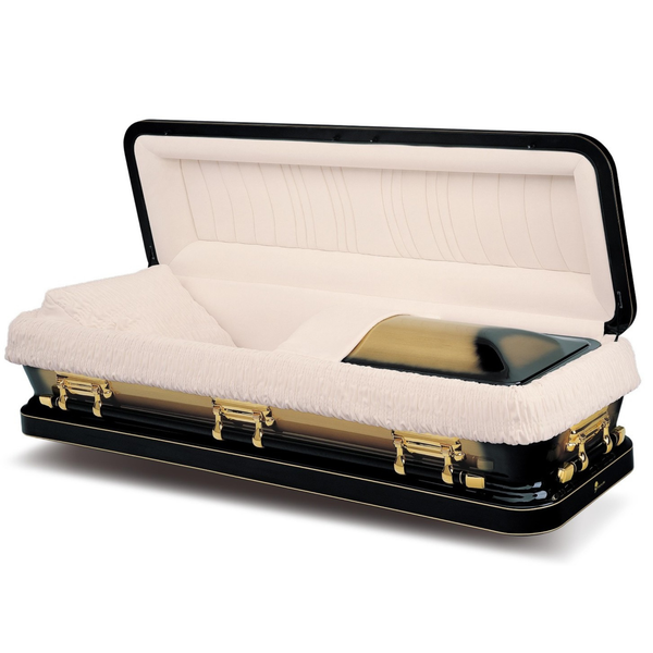 Cercueil Bronze Noir et Or