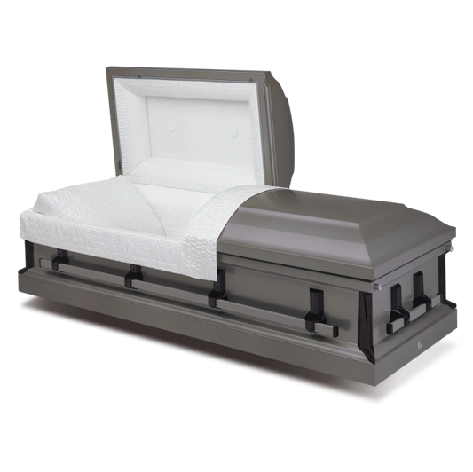 Cercueil Acier Graytone demi