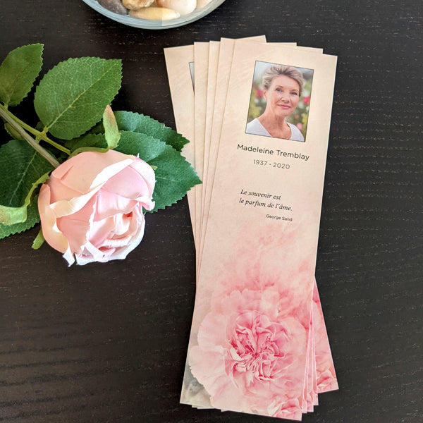 Memorial bookmarks